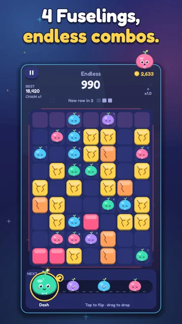 4 Fuselings, endless combos. The fuse line.